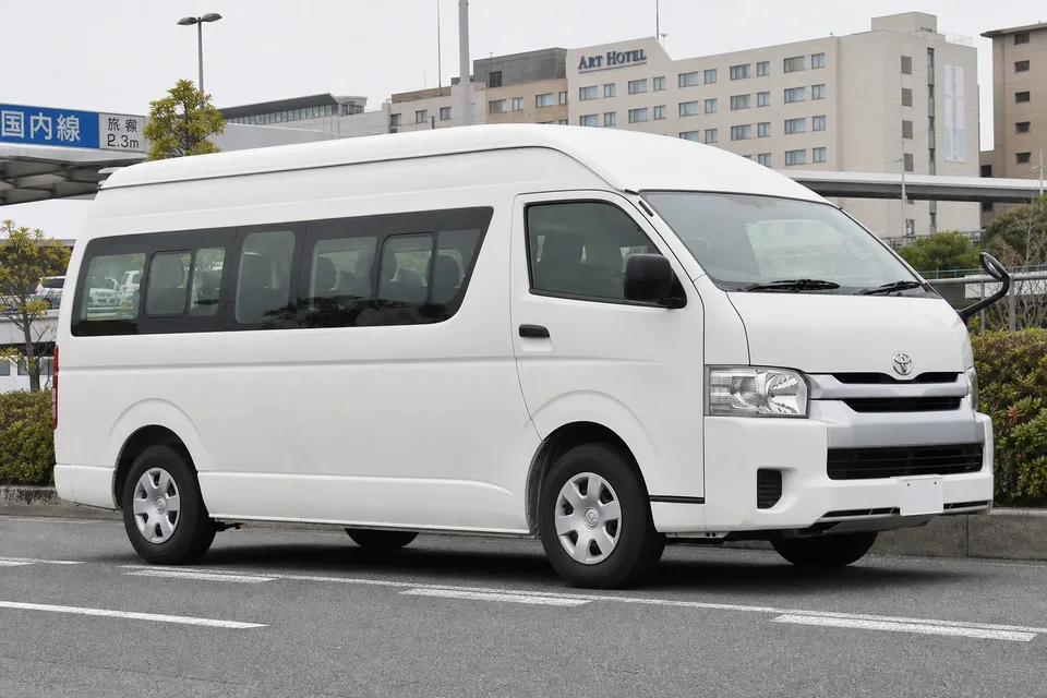 10-seat Hiace or equivalent